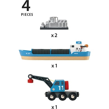 BRIO 33534 Containerskib