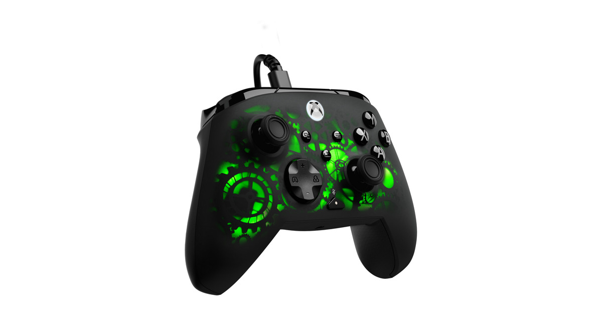 Turtle BeachAfterglow Ignite bekabelde RGB-gamingcontroller - Time Machine  (Zwart, Xbox Series X|S, Xbox One, Pc)