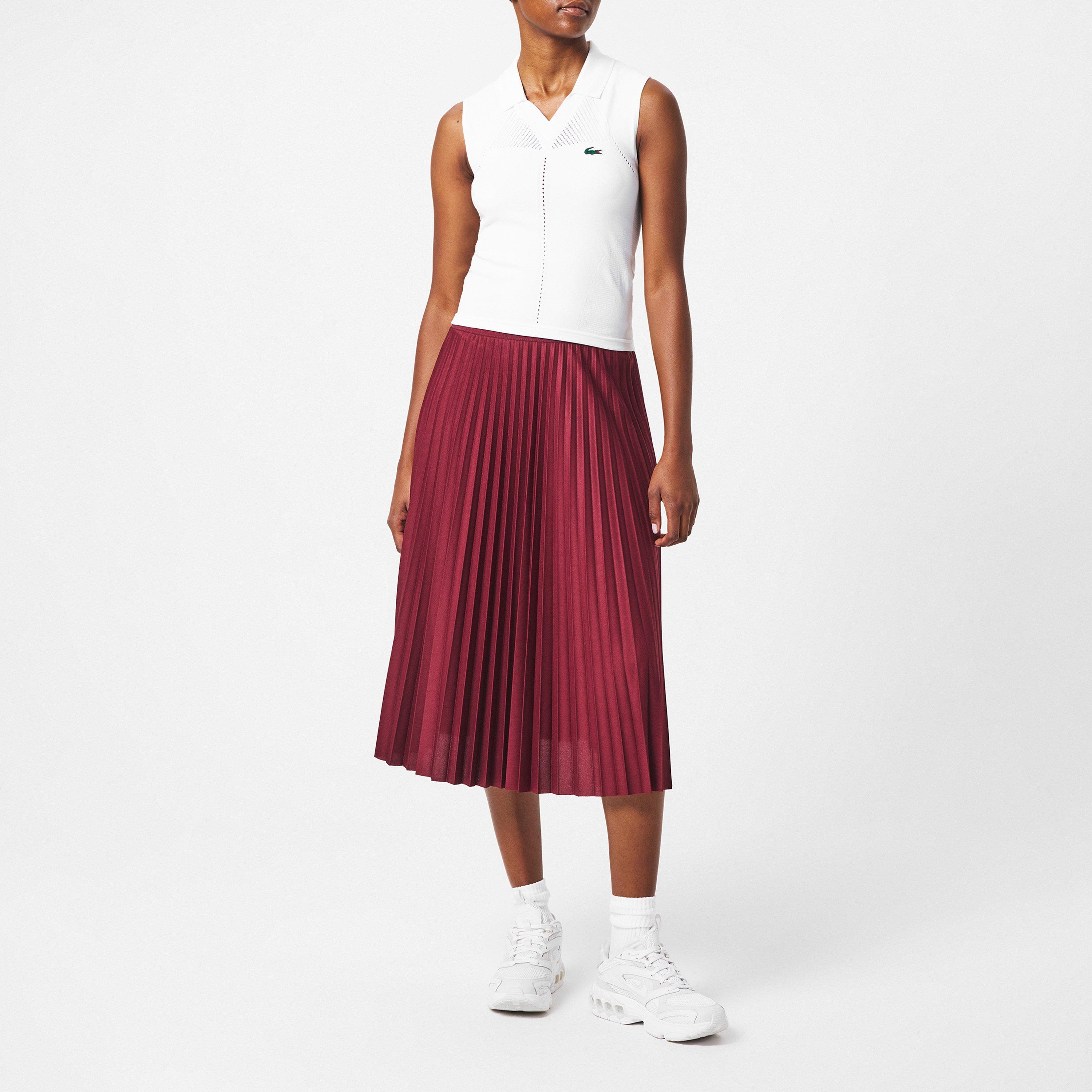 Lacoste Long Pleated Skirt