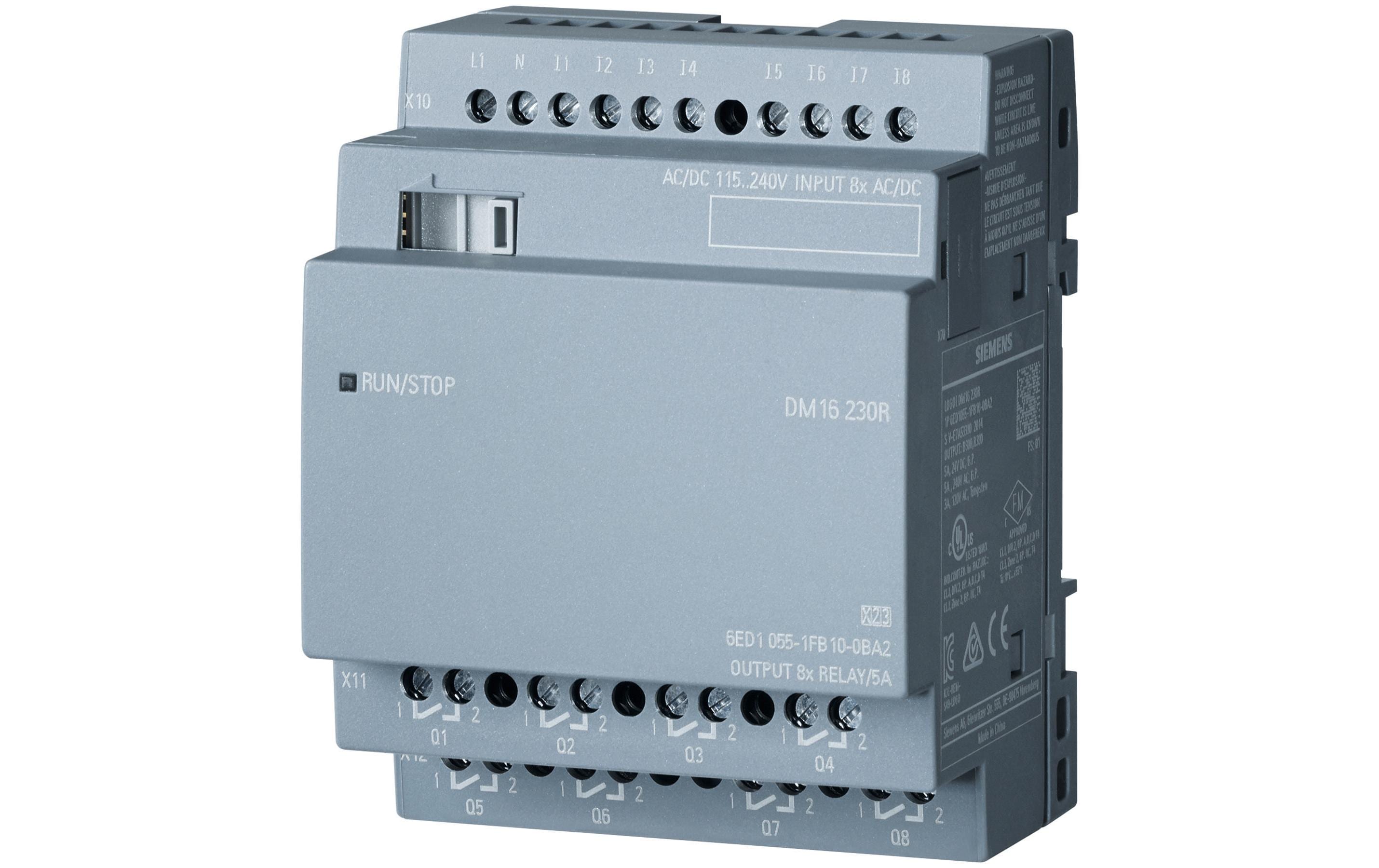 LOGO! 8 DM16 230R Erweiterung<br>Schaltmodul