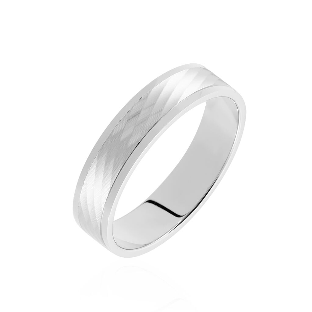 Alliance Hermence Ruban Plat Argent Blanc