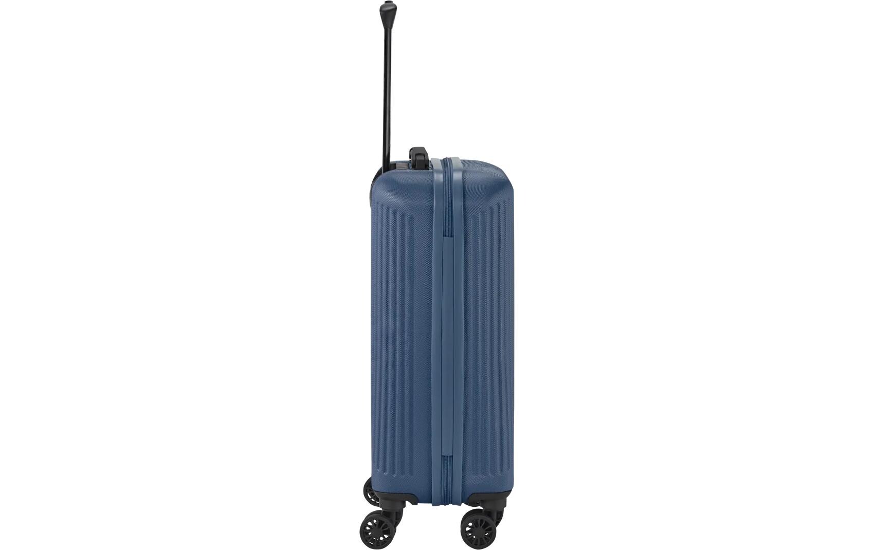 Reisekoffer BALI Trolley S Blau4-Rollen Hartschalenkoffer