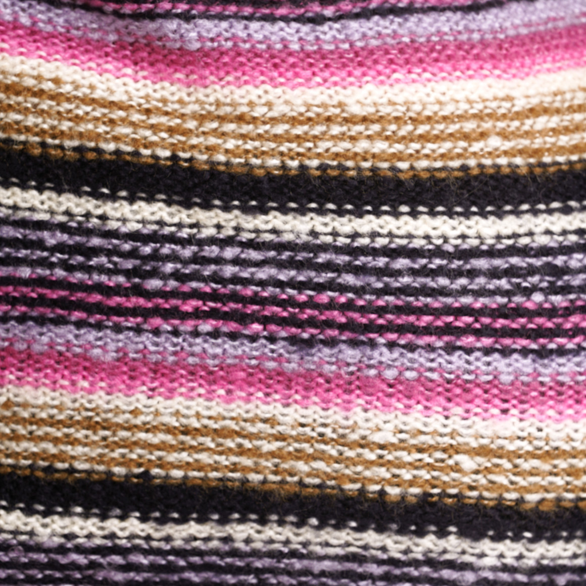 Gina Mama Damen Umstands-Strickpullover mit Streifen beere / dunkelblau / hellbraun
