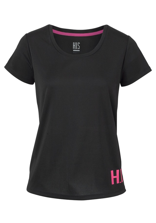 H.I.S Funktionsshirt, 2er-Packer Spar-Set, figurbetonter Schnitt,  sportlicher Look,  mit trendigem Logodruck