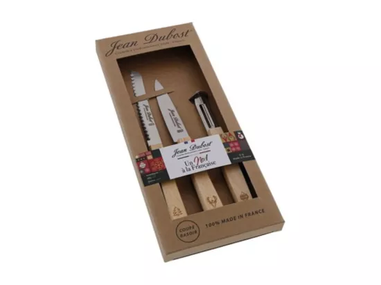 Jean Dubost Coffret 3 couteaux de cuisine tradition - CB10A250D80273