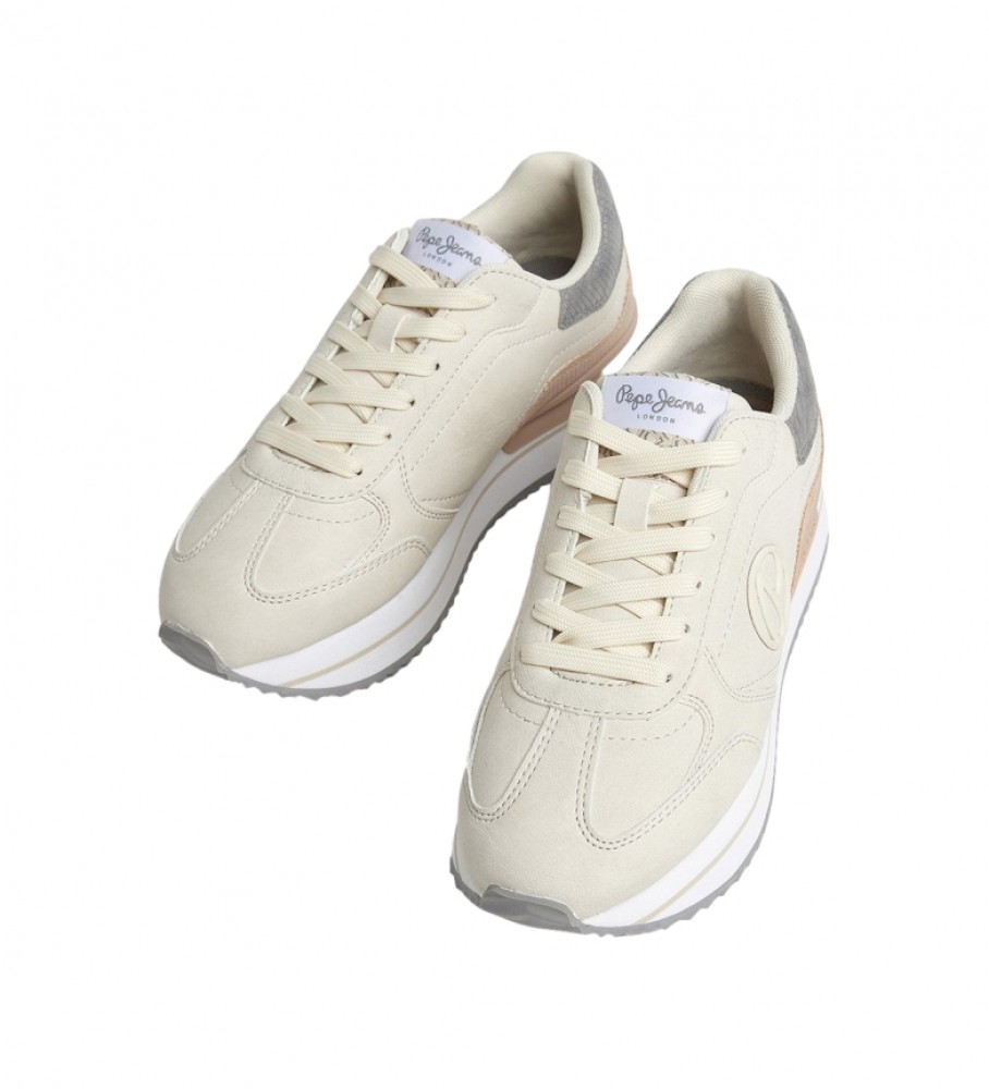 Pepe Jeans Tênis Rusper Minimal bege