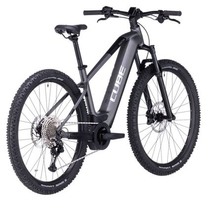 VTT Électrique Semi-Rigide Cube Reaction Hybrid Race 625 Shimano Deore/XT 12V 625 Wh 29'' Gris Metal