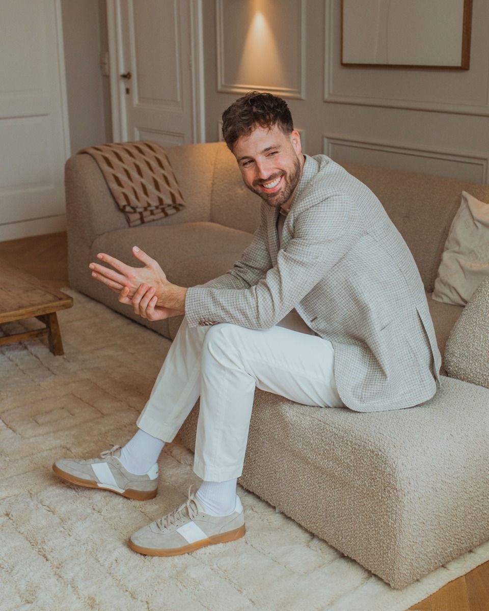 Boss Brandon Beige Herensneakers