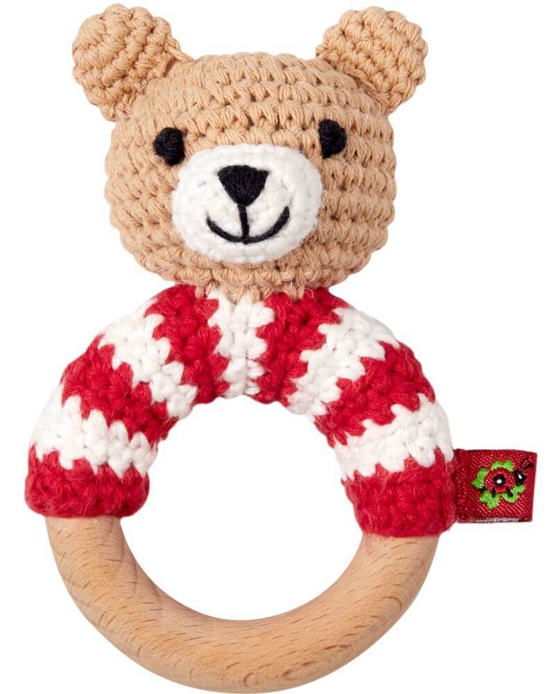 Häkel-Ringrassel TEDDY - BABY GLÜCK