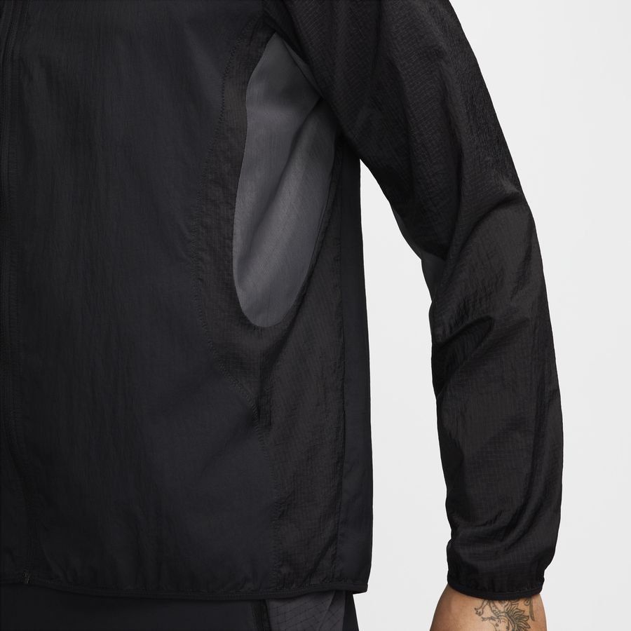 Nike Veste Running Trail Aireez - Noir/Gris/Blanc