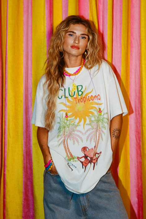 Harper & Yve witte dames t-shirt