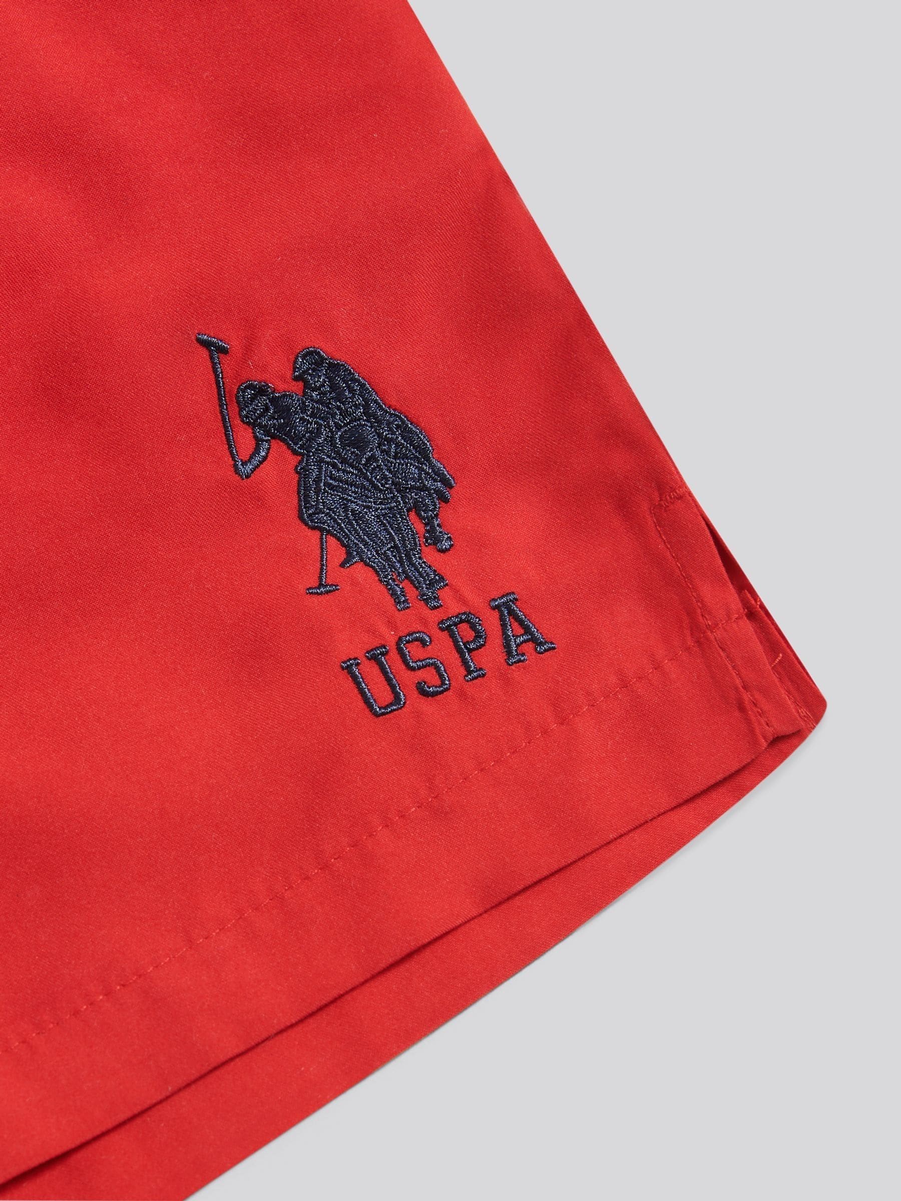 Rood - U.S. Polo Assn. Player 3 zwemshorts