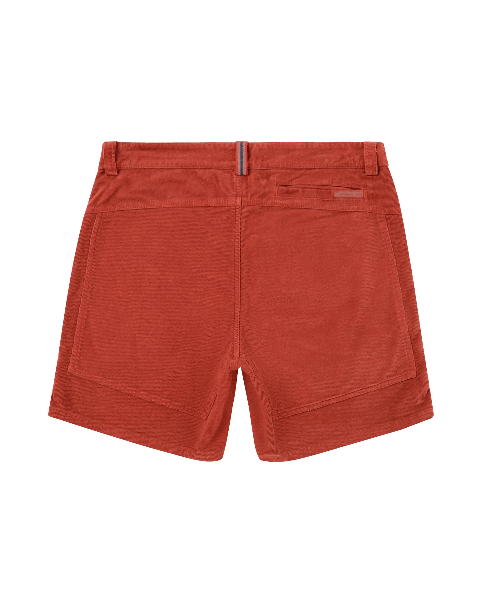 Amundsen 7Incher Cord G. Dyed Shorts Terra Red