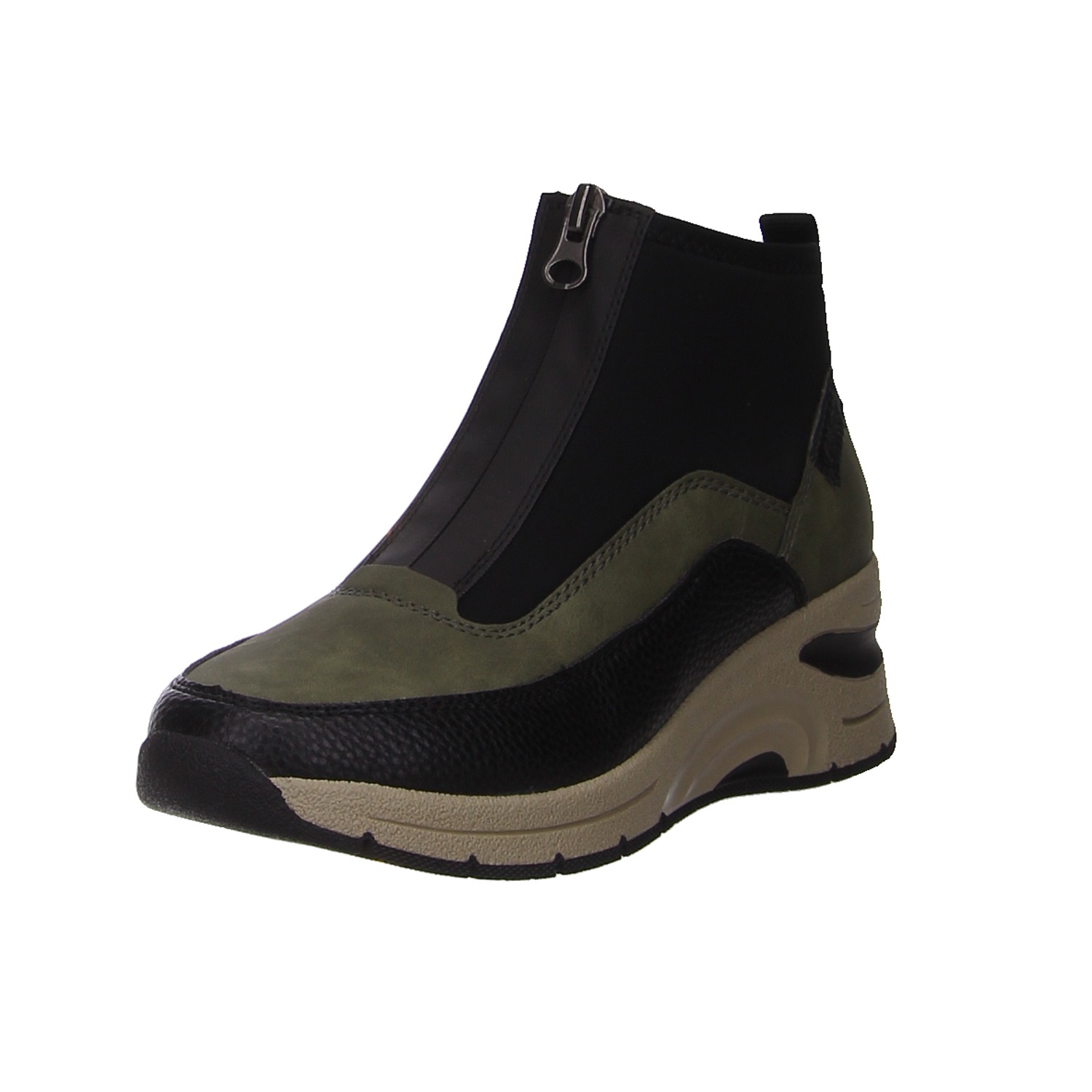 Rieker Slipper schwarz/grün schwarz