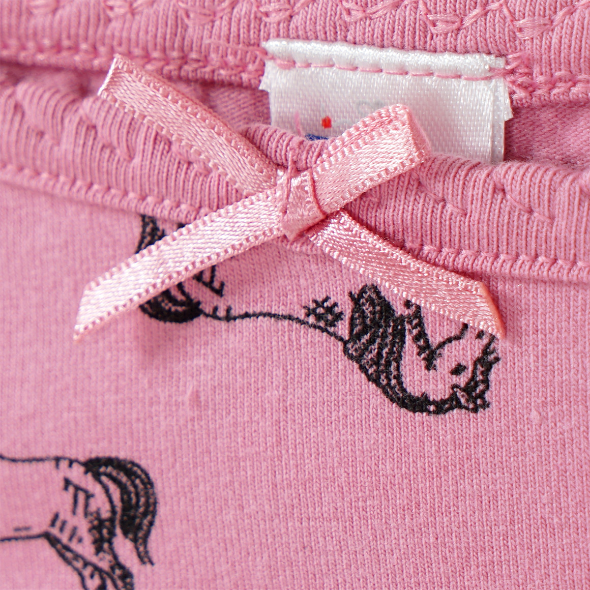 Topolino 3 Mädchen Slips mit Zierschleifen rosa / weiss / dunkelrosa