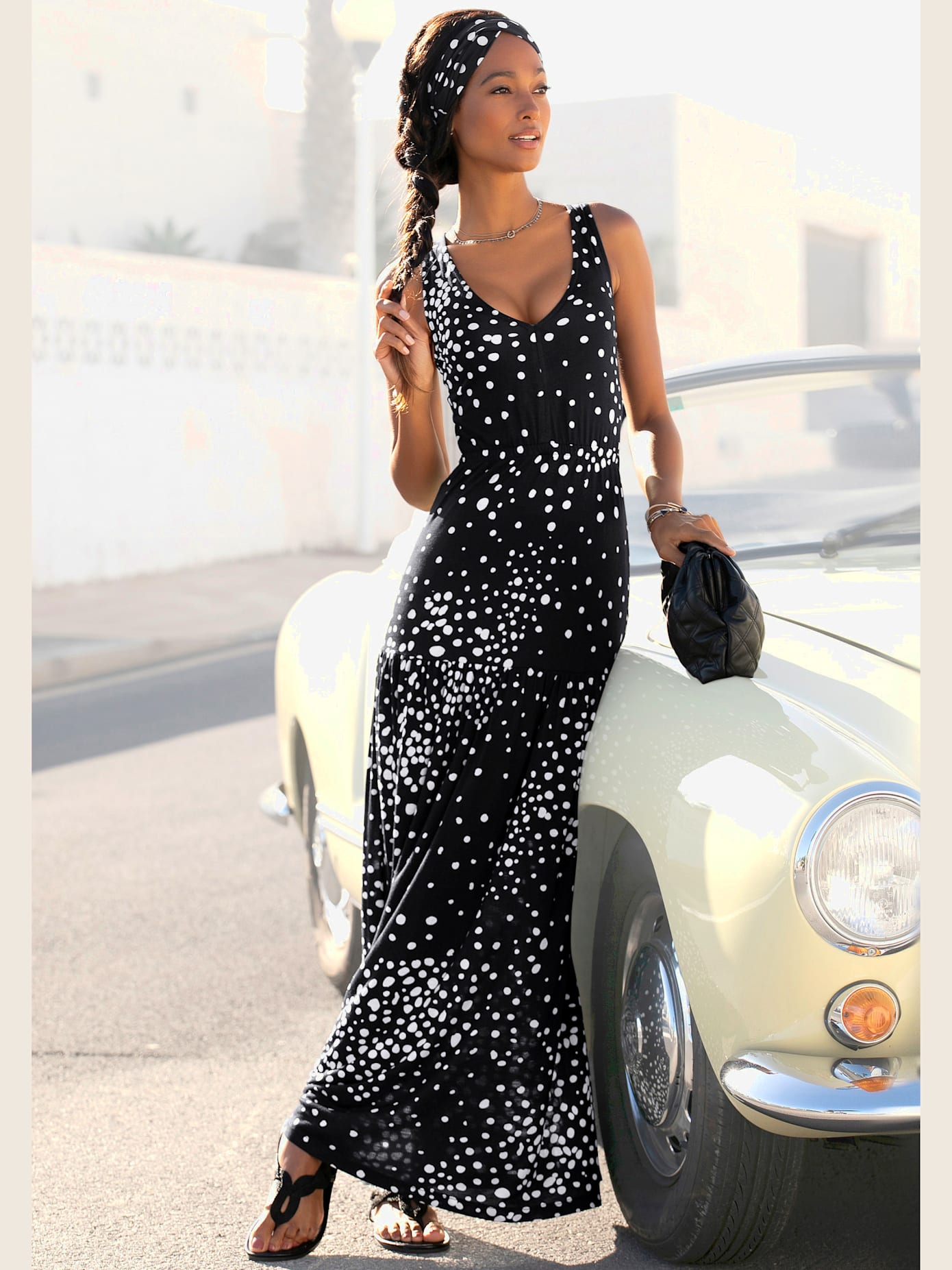 Robe longue bretelles débardeur estivales