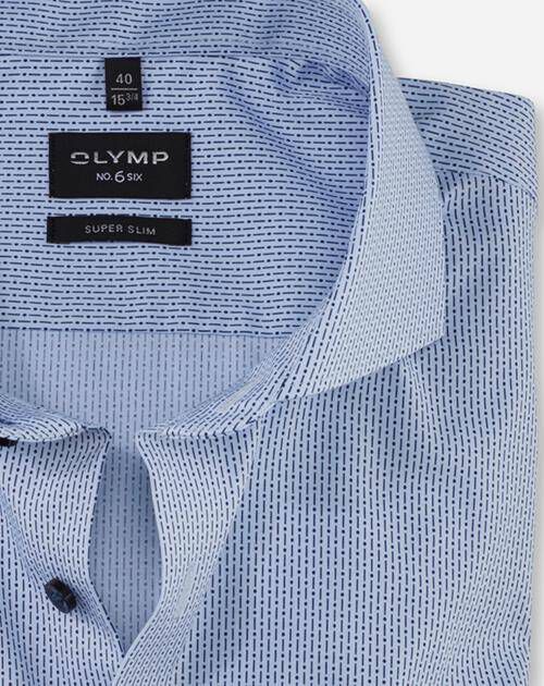 OLYMP| Herren Hemd OLYMP NO.SIX Super Slim Fit Langarm