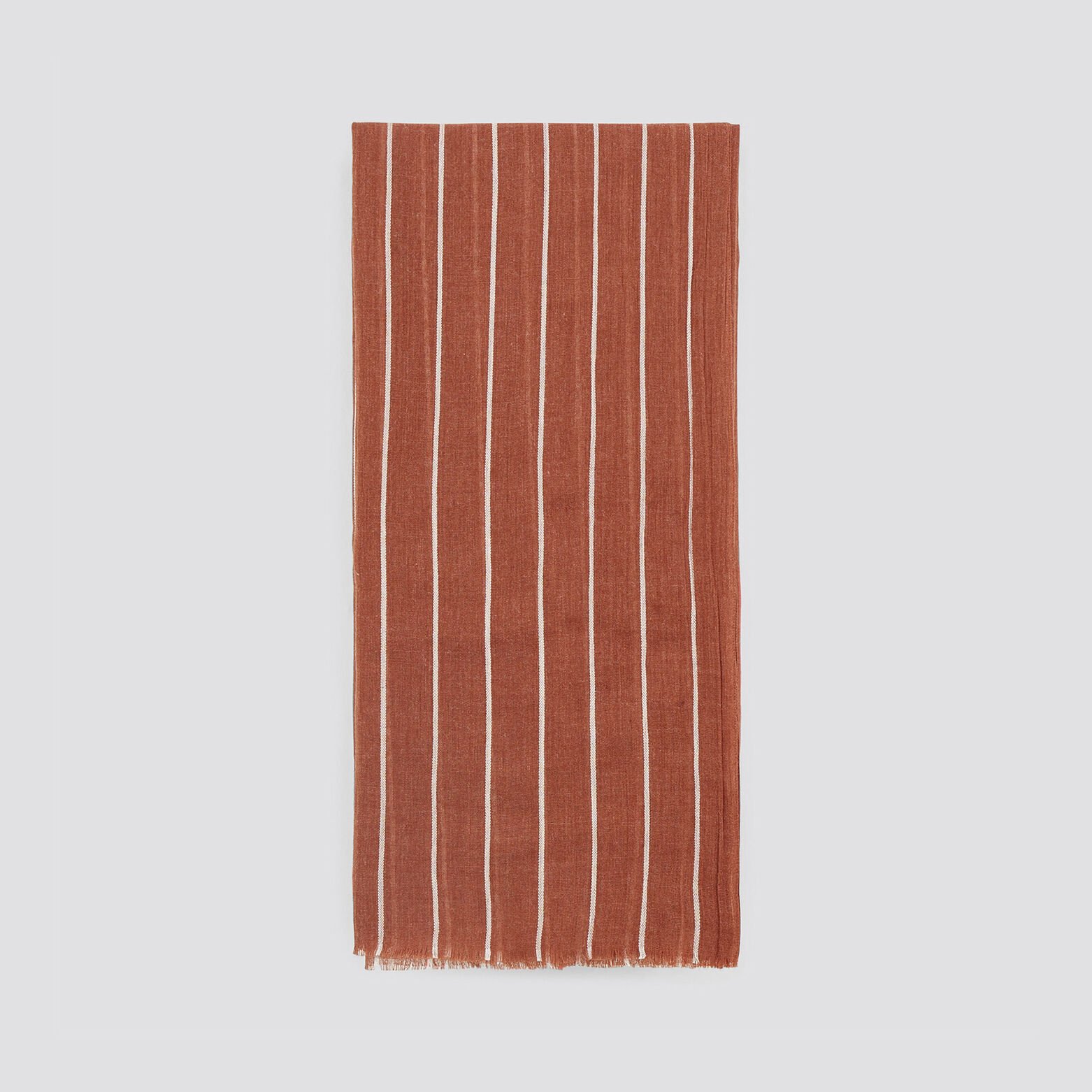Chèche à rayures Rouge