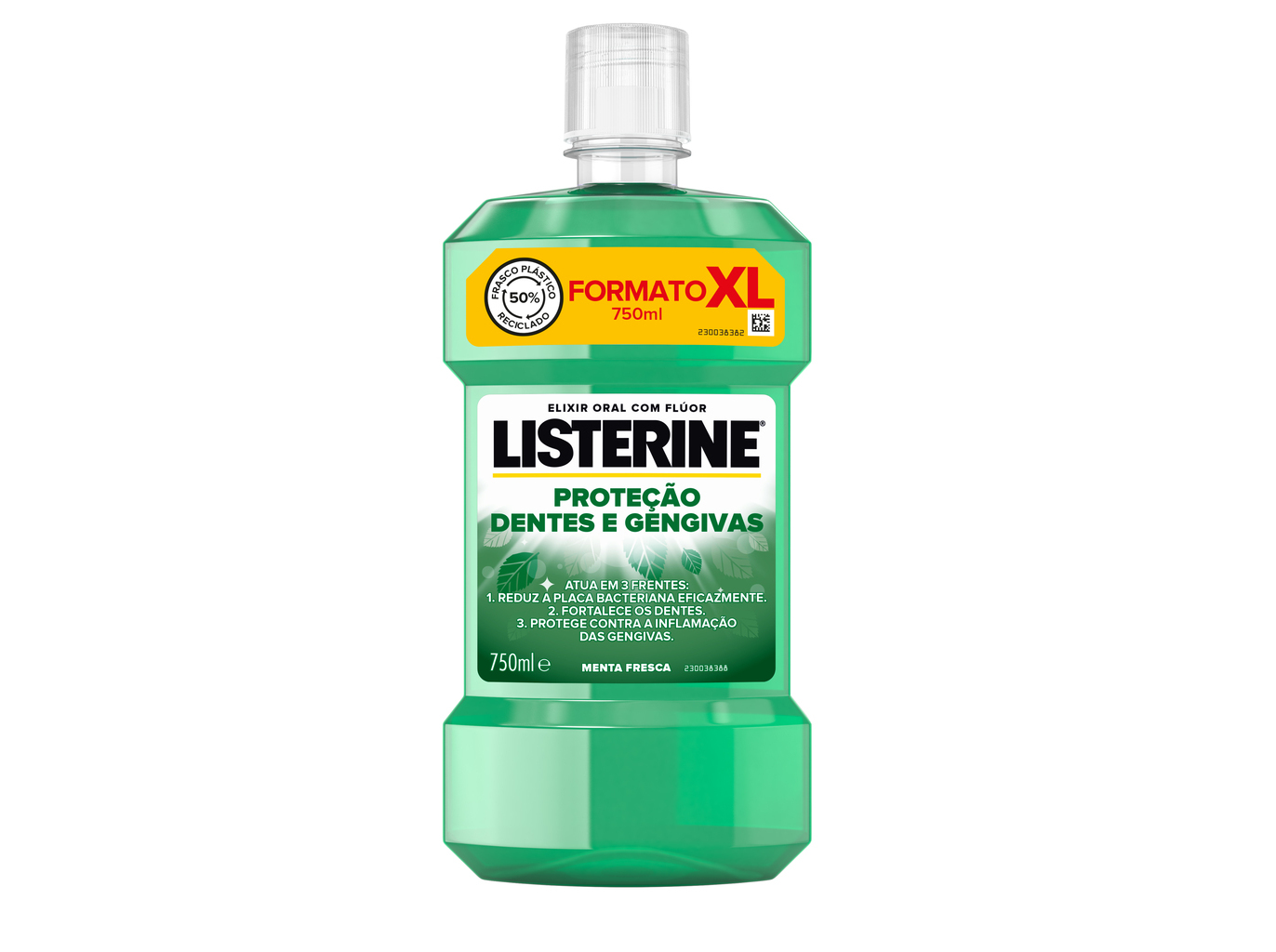 ELIXIR LISTERINE DENTES&GENGIVAS 750ML