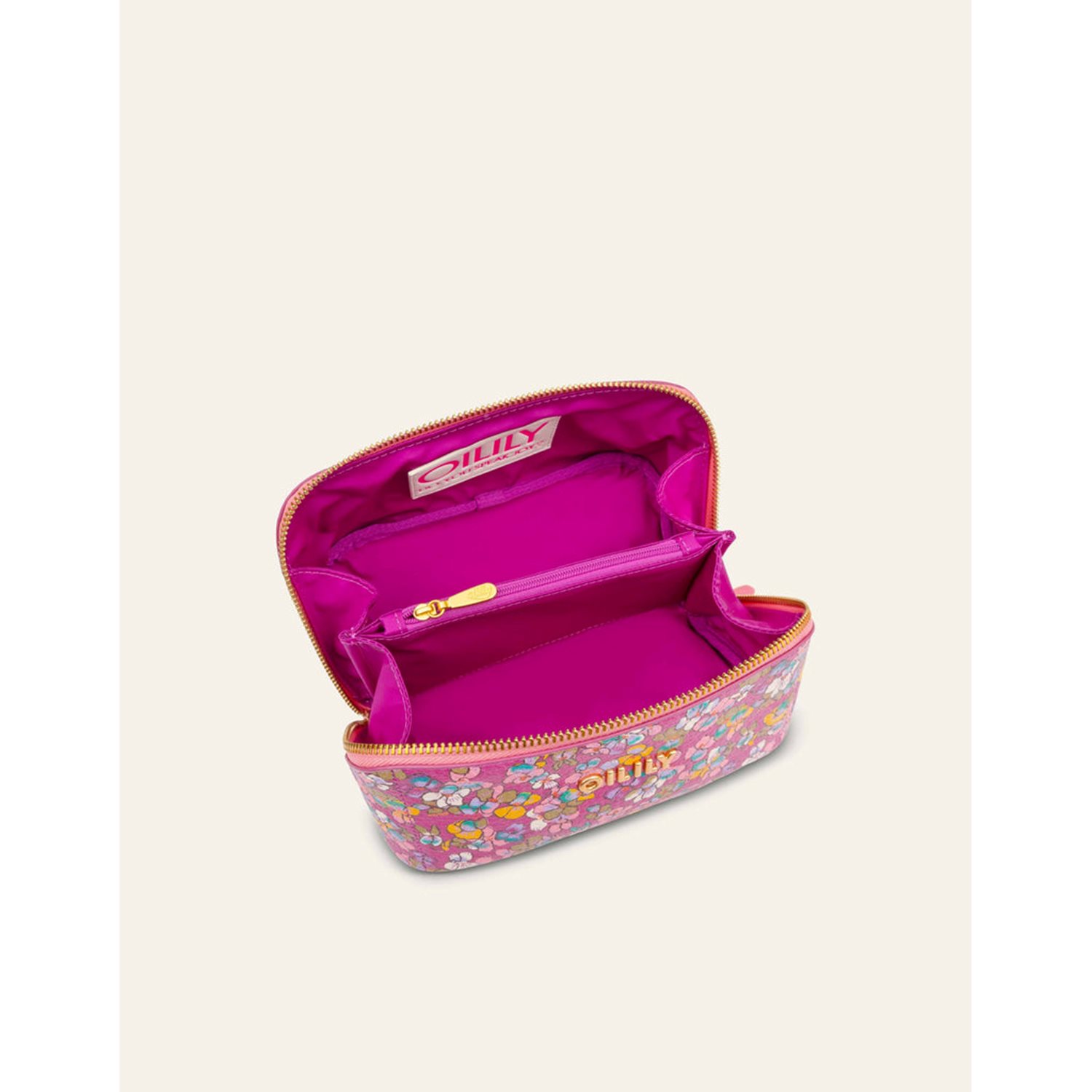Oilily Callie Cosmetic Bag fuchsia red