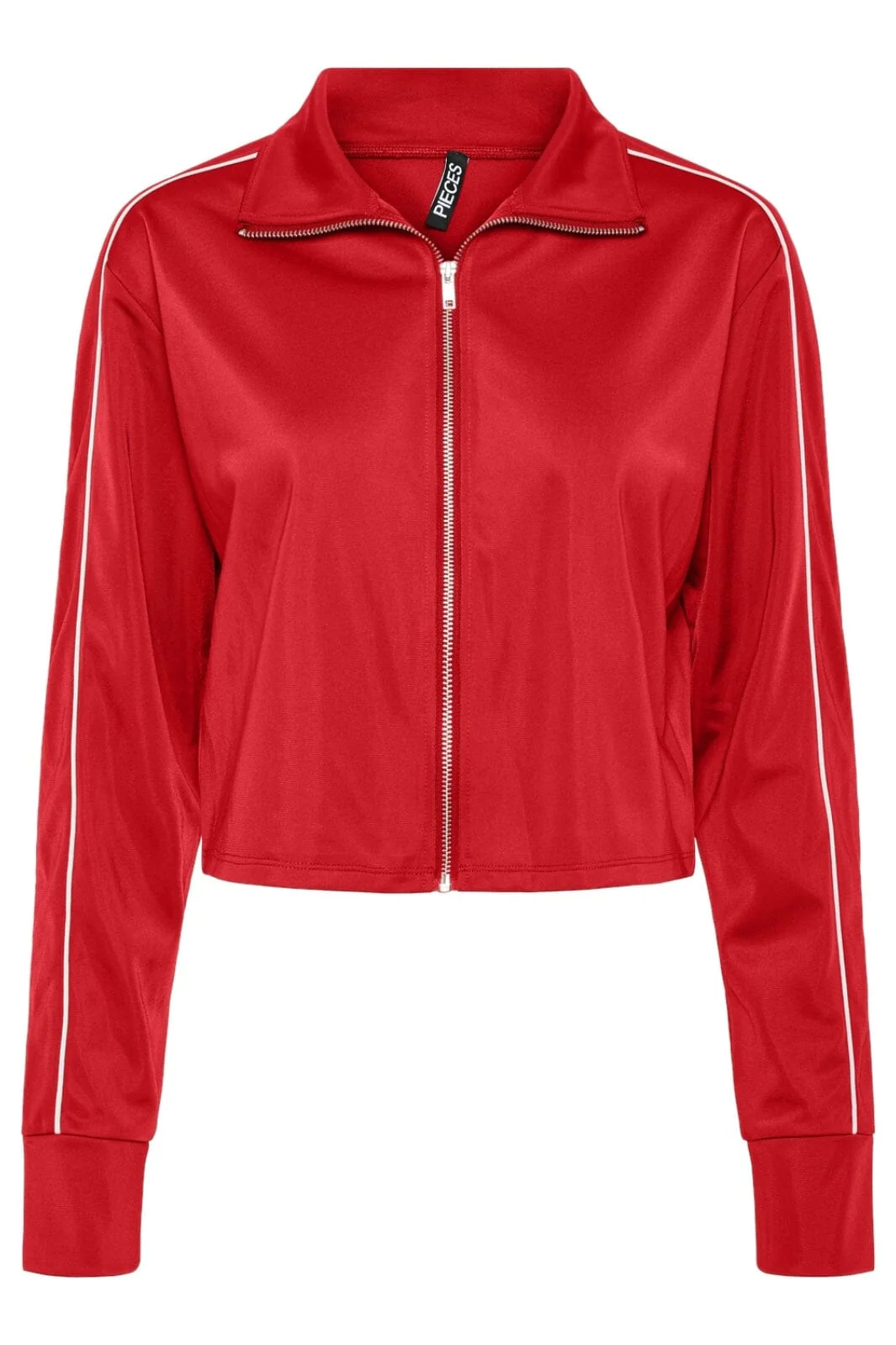 Pieces Pcgrace Ls Zip Jacket Jit 4739864 high risk red