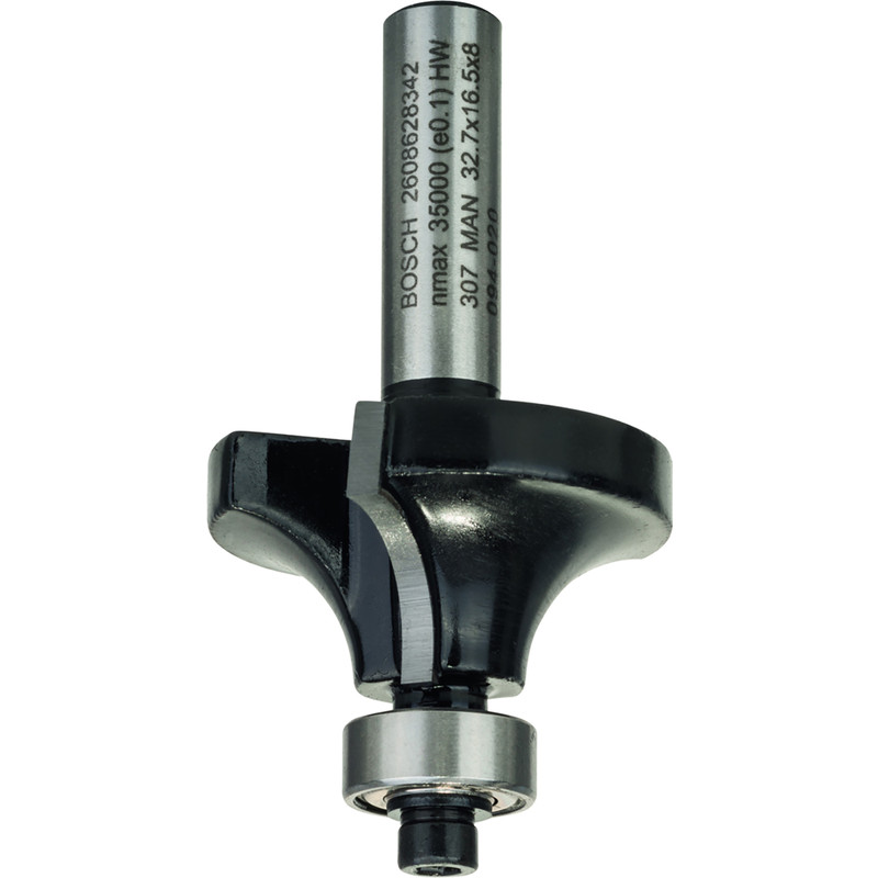 Bosch afrondprofielfrees 8 : 12,7x32,7x10x16,5mm*
