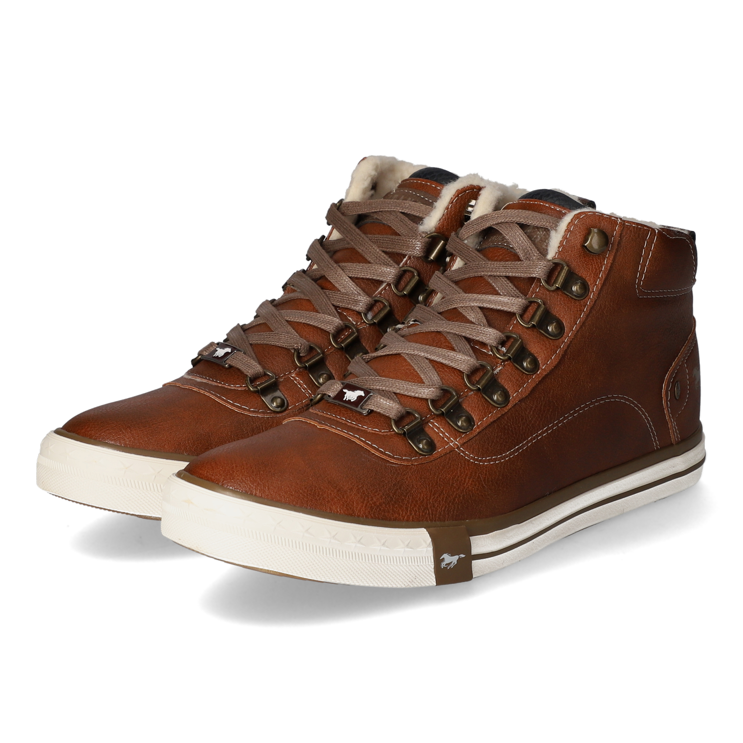 Mustang High Sneaker - cognac