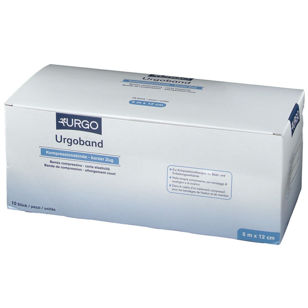 Urgoband Kompressionsbinde kurzer Zug 12 cm x 5 cm