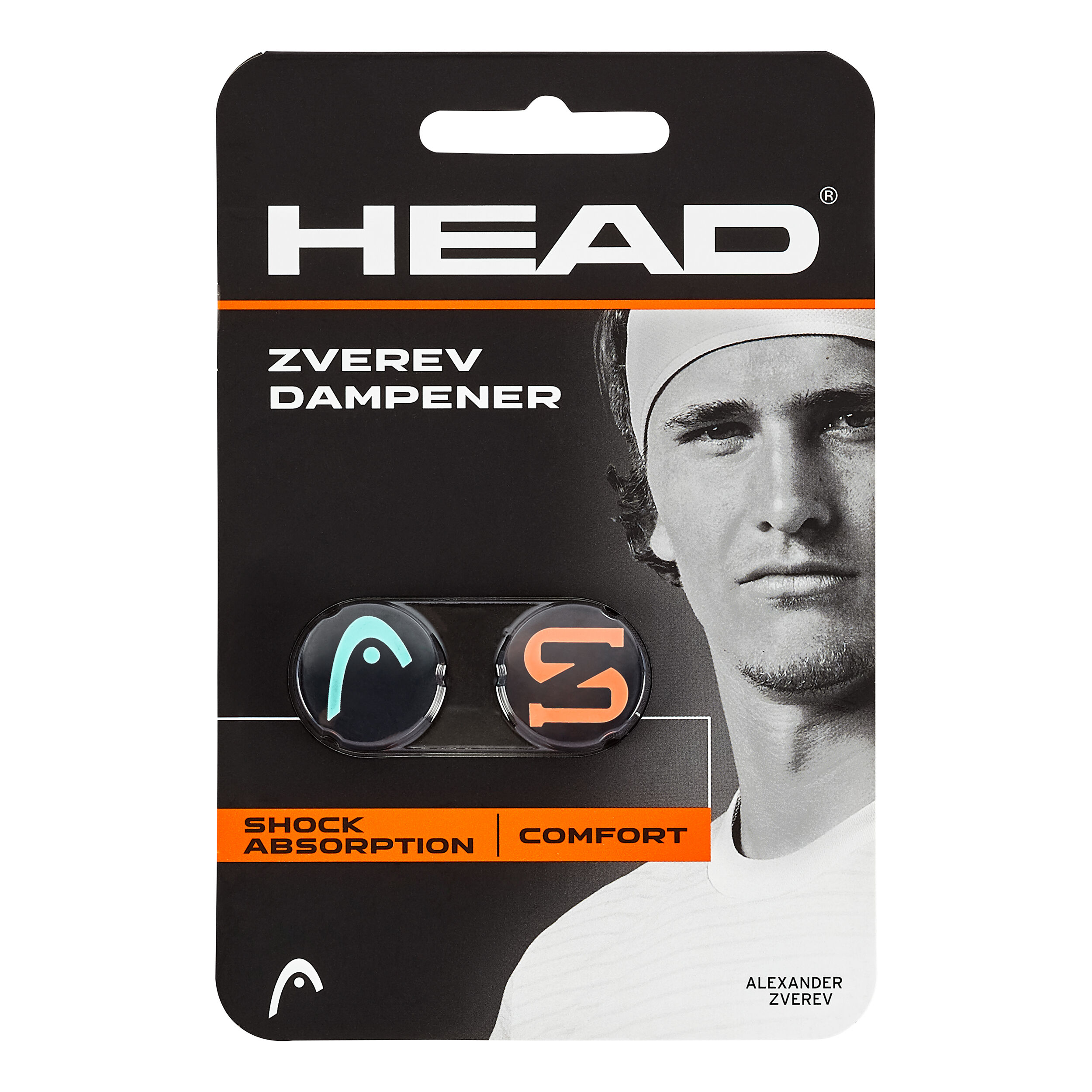 HEAD Zverev Antivibrateur Pack De 2 Unités