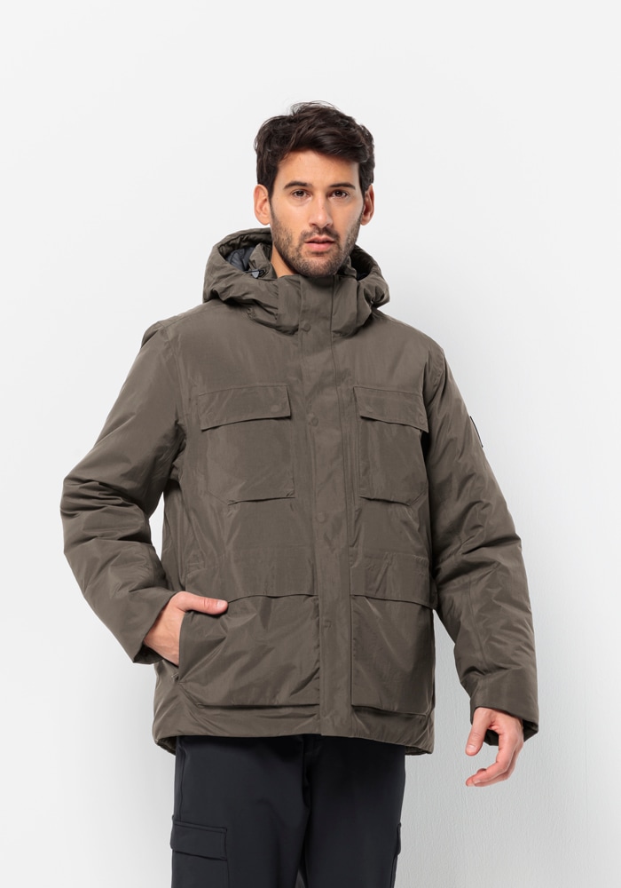 Jack Wolfskin Winterjacke »TEXTOR UTILITY JKT M« mit Kapuze