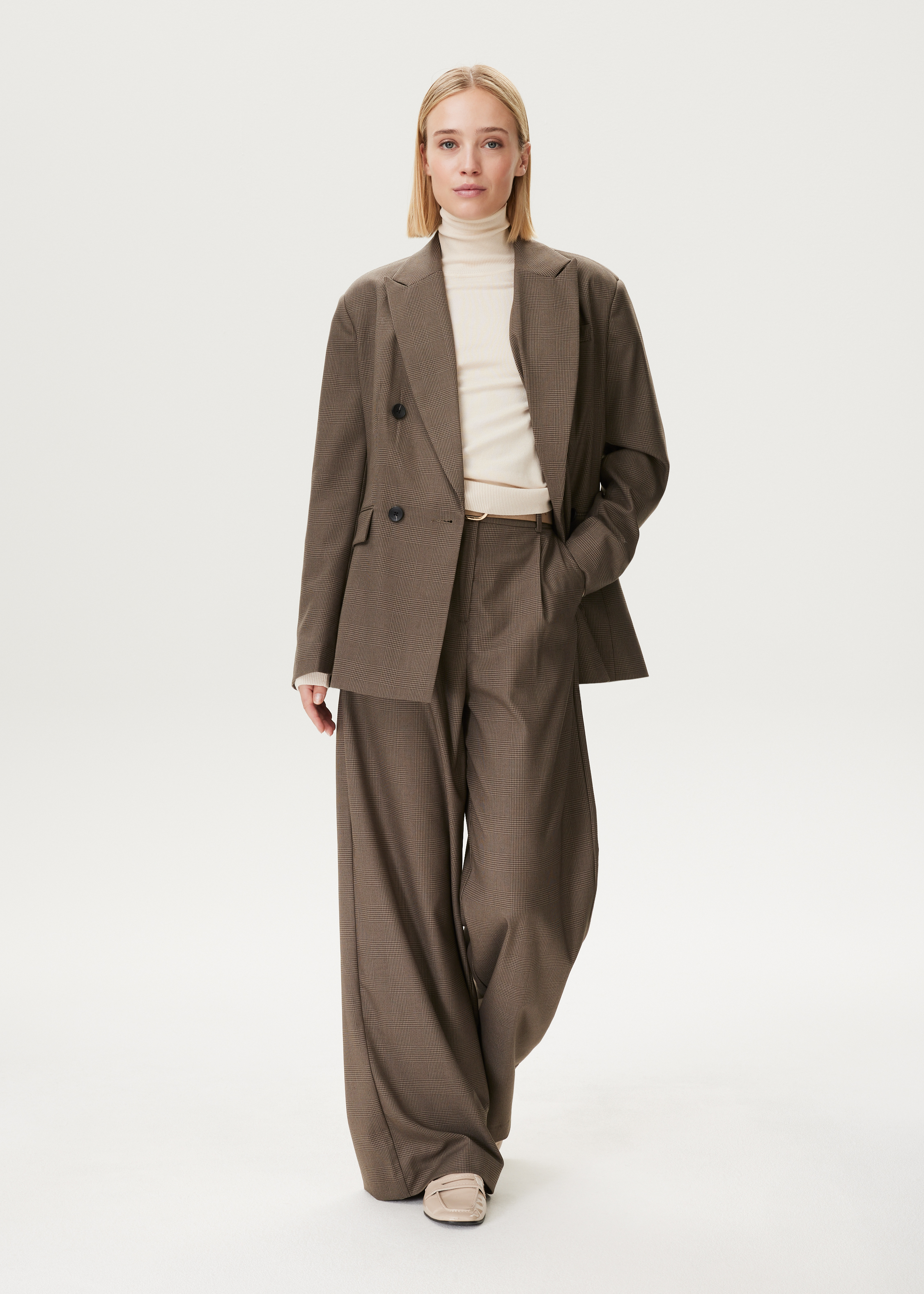 Geruite blazer