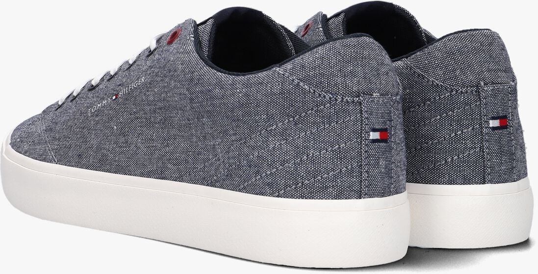 TOMMY HILFIGER blauwe tommy hilfiger lage sneakers th hi vulc core low chambray