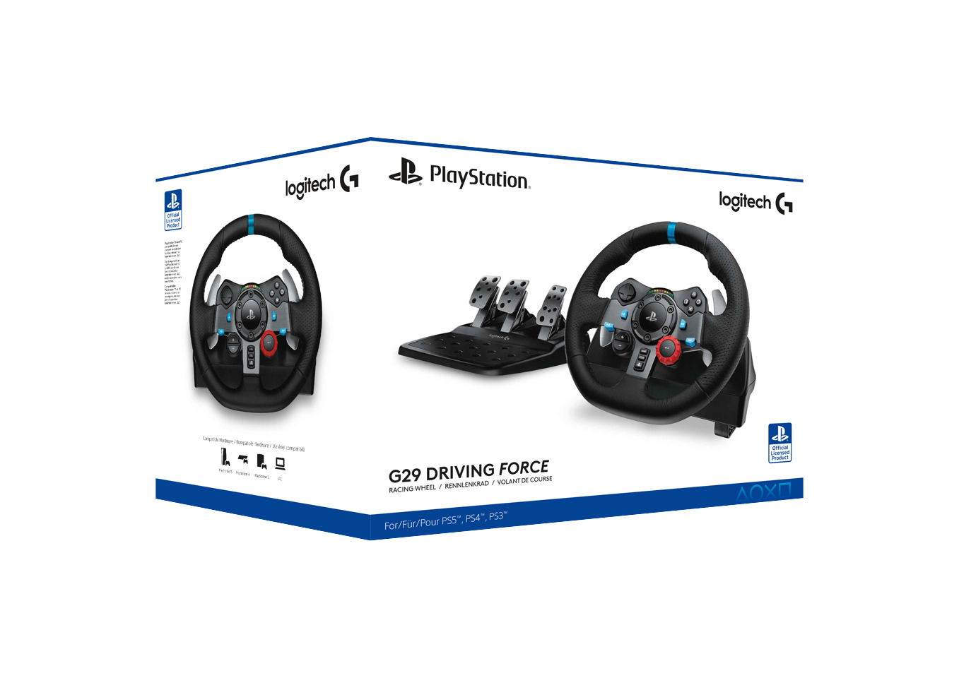 Logitech - G29 Driving Force PS3/PS4/PS5 + Astro A10 Bundle