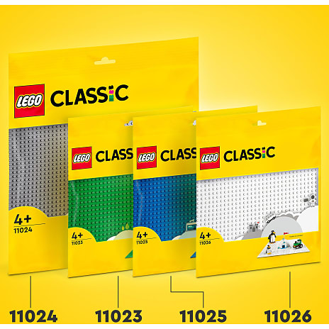 LEGO® Classic grå byggeplade 11024