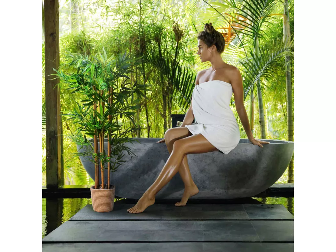 Bamboo - Plante artificielle en pot H120
