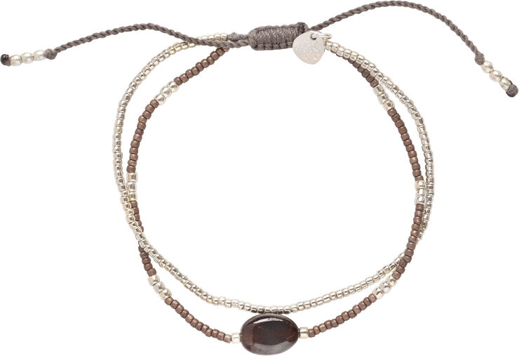 A Beautiful Story Feeling Garnet Bracelet SC Silver