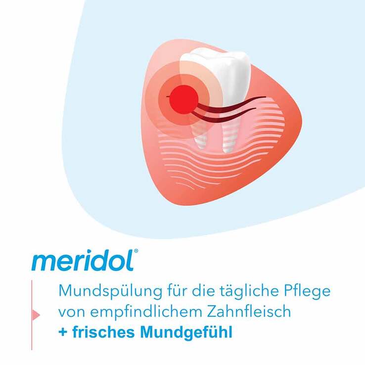 Meridol Rundumpflege Mundspülung, 400 ml