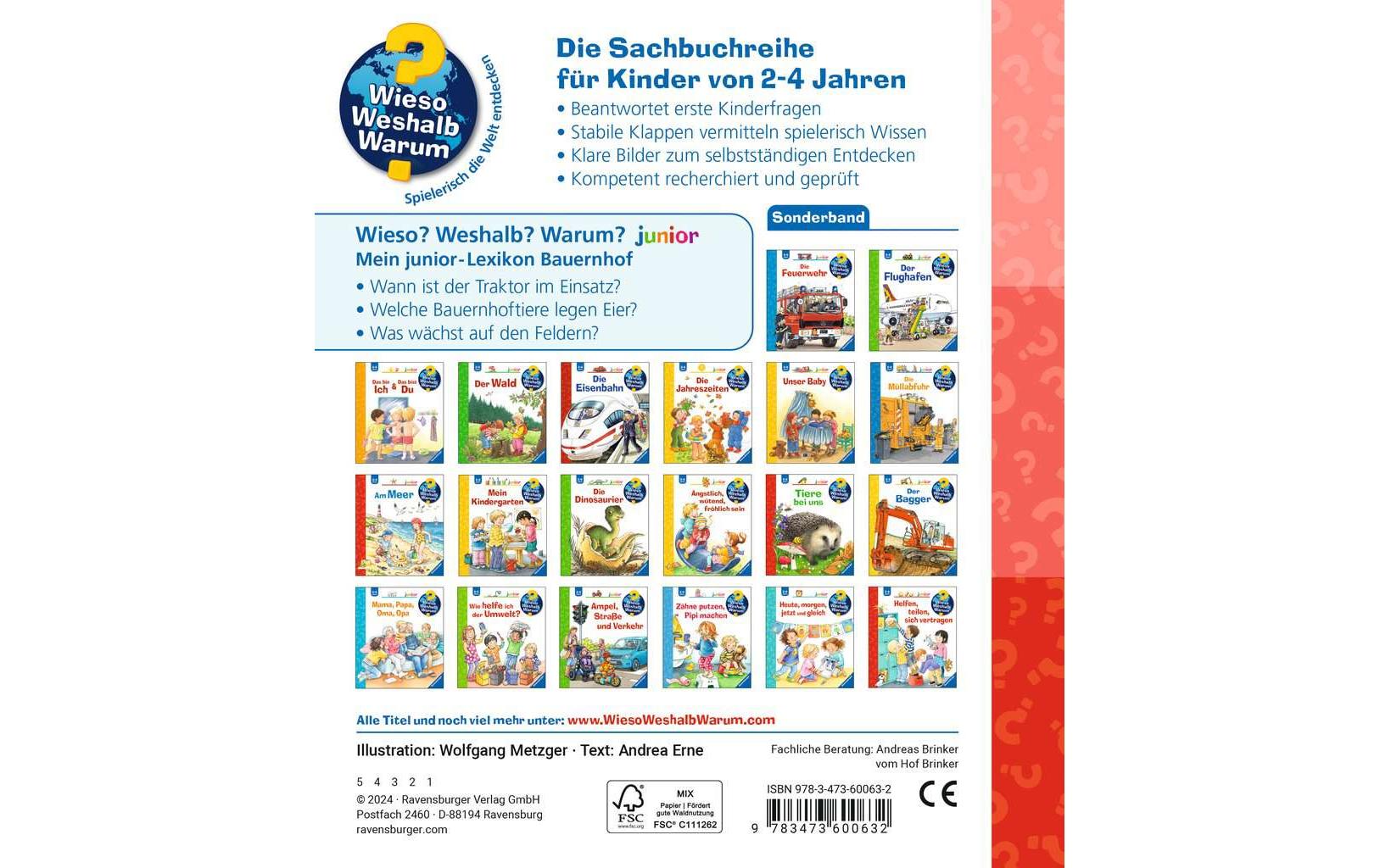 Kinder-Sachbuch WWW: Mein junior-Lexikon: BauernhofWissensbuch
