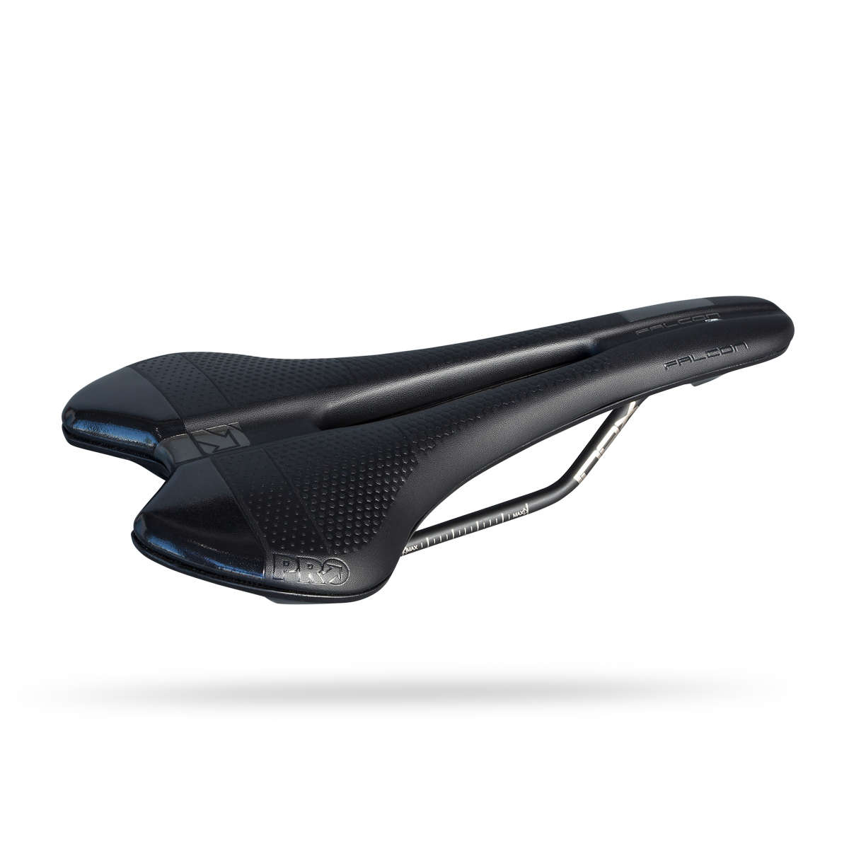 Pro  Falcon Gel Flow Inox Zadel Zwart