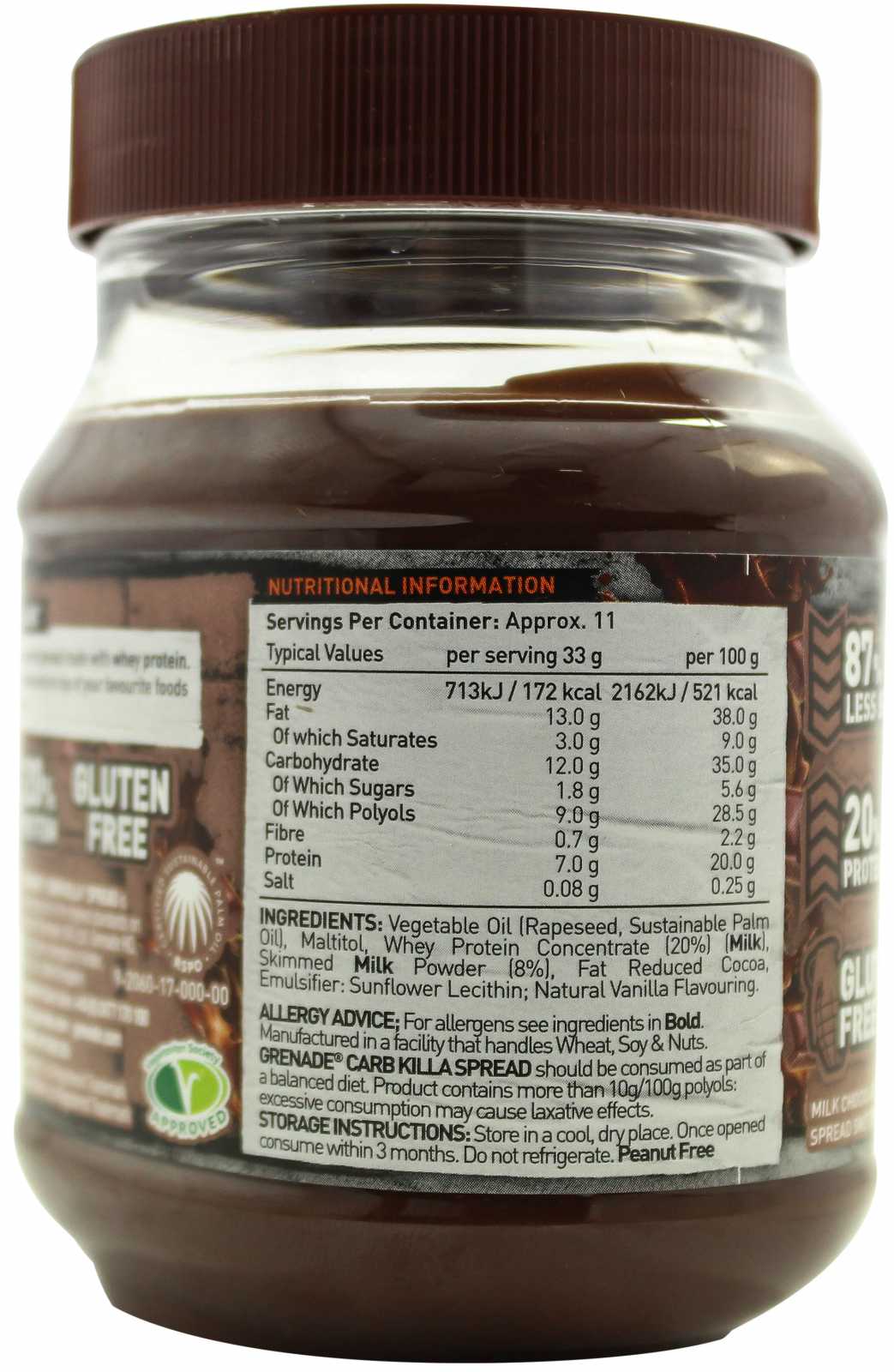 Pasta de Proteína Grenade Carb Killa 360g