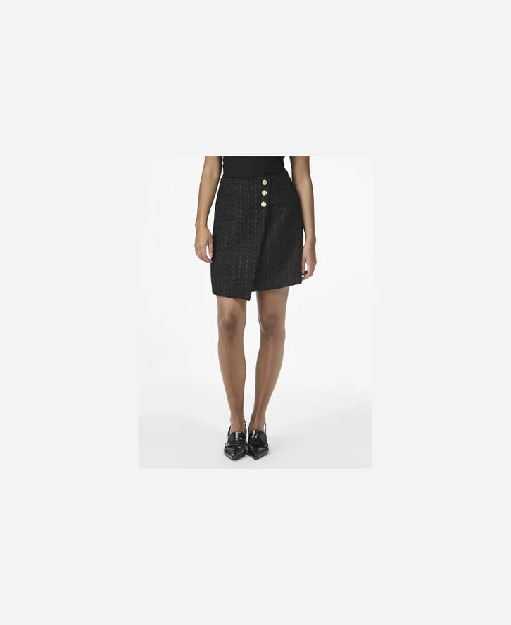 YAS YASMALEA HW SKIRT Black