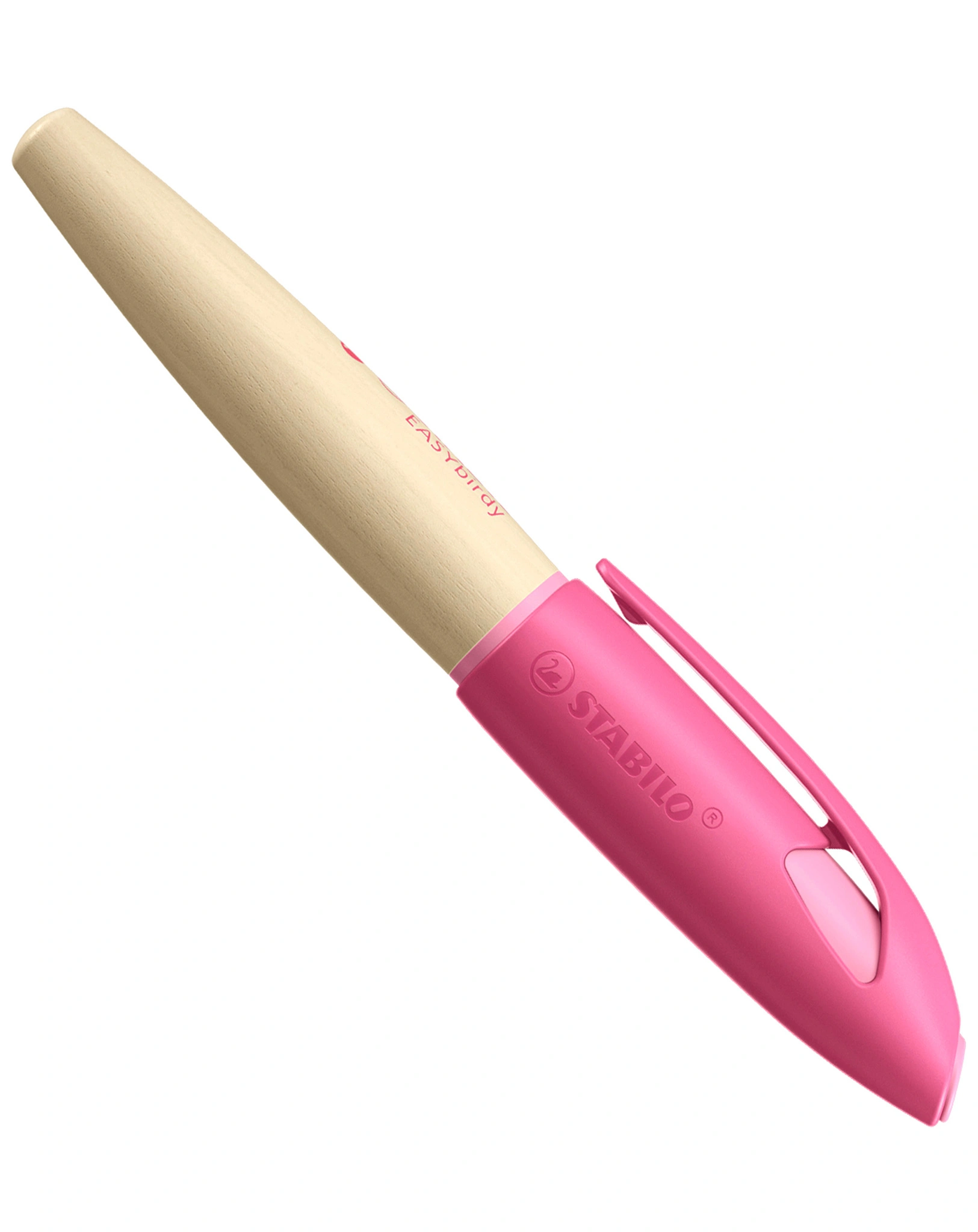 Füller STABILO® EASYbirdy Timber Feder A für Linkshänder in rosa