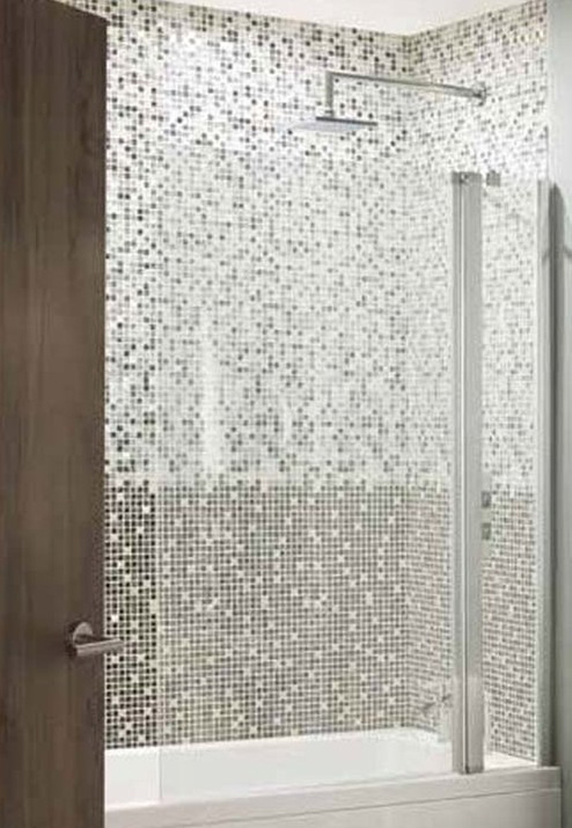 Eastbrook Volente badwand 100x140cm chroom
