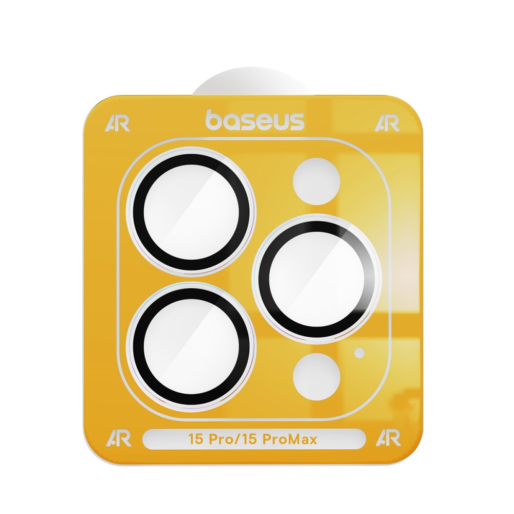 iPhone 15 Pro / iPhone 15 Pro Max Kameraschutz Objektiv Ring Protector Abdeckung - Schwarz