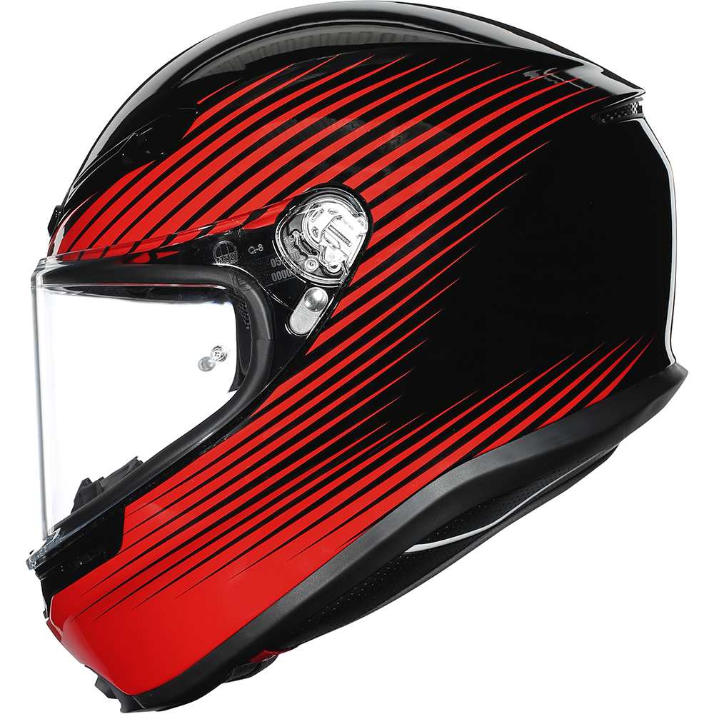 AGV - Casque K6 Rush Rouge / Noir