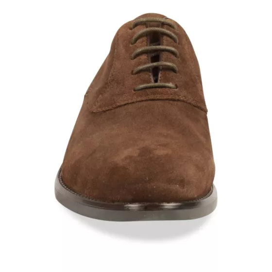 Derbies MARRON B-BLAKE CUIR
