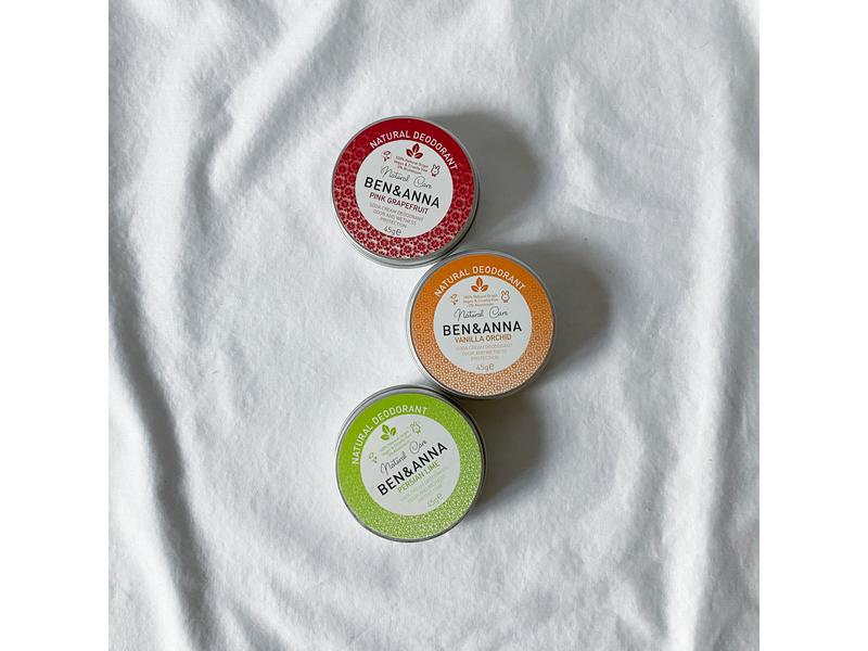 Ben & Anna Deo Crème Persian Lime 45 g Zuverlässiger und natürlicher Deo Cremestick mit Limonen-Duf