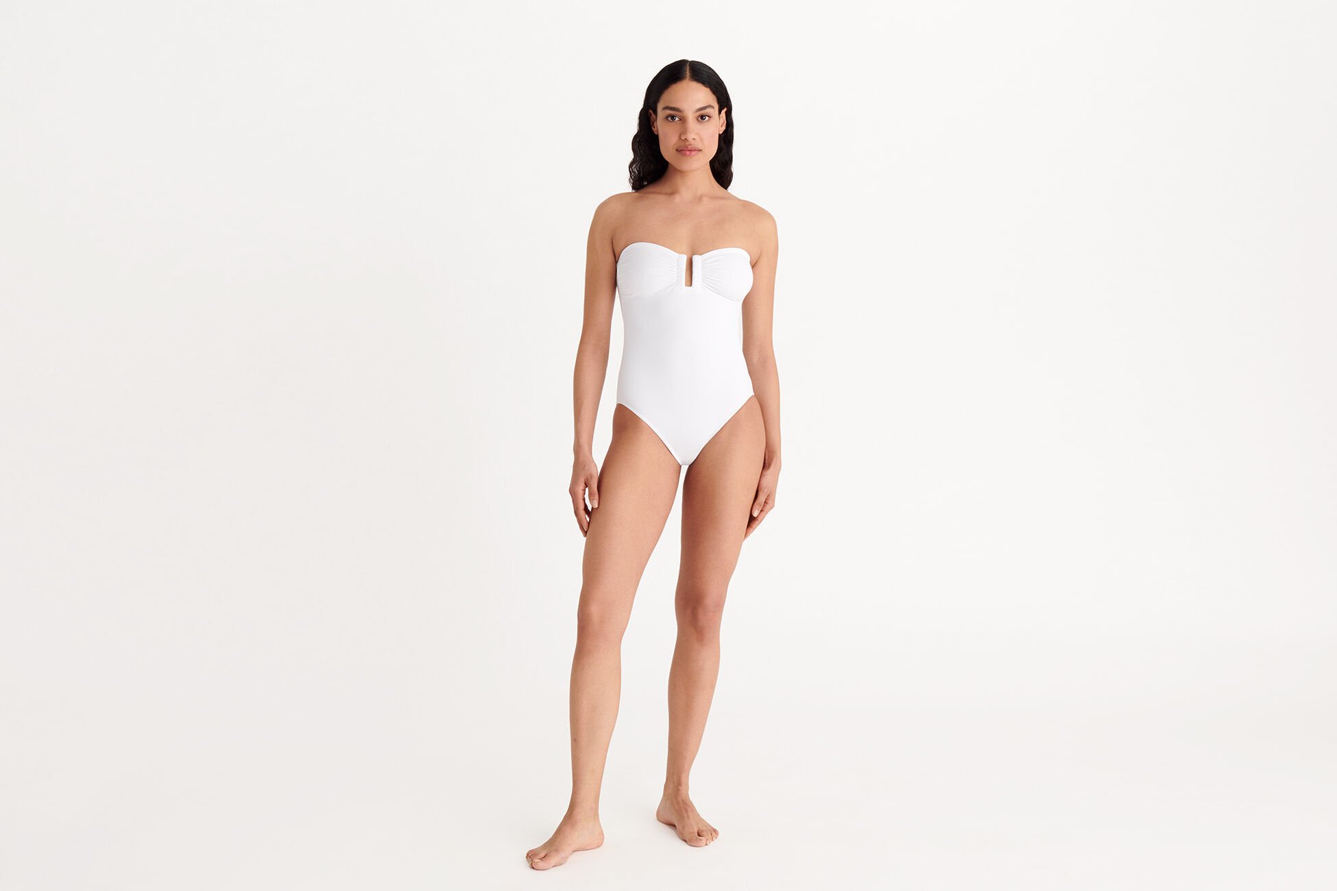 Cassiopee Une-pièce bustier BLANC N