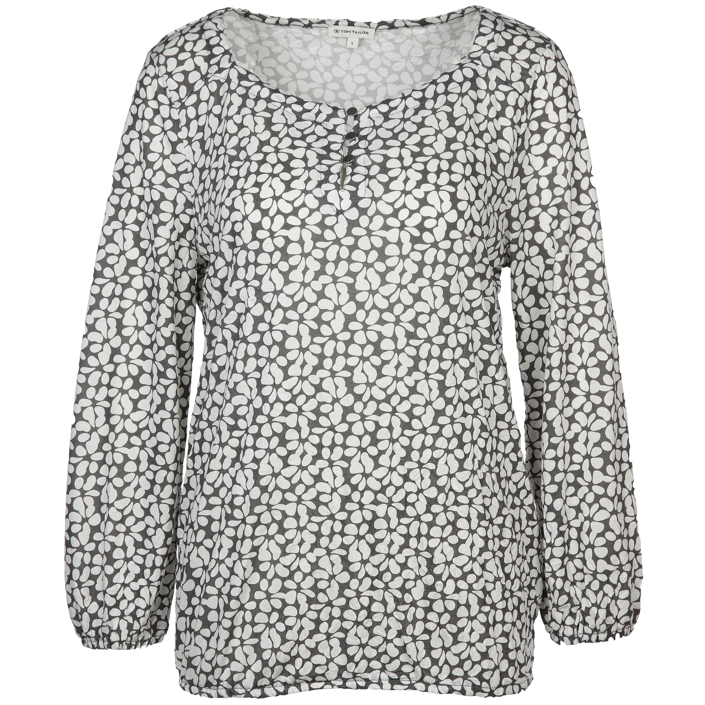 Damen Langarmshirt mit Blumenprint