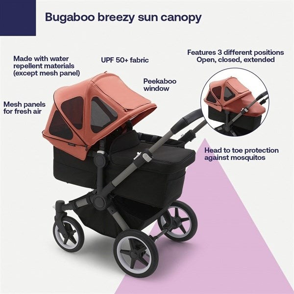 Køb Bugaboo Donkey Breezy Sun Kaleche Dune Taupe